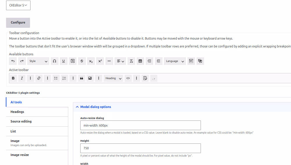 AI Automator in CKEditor