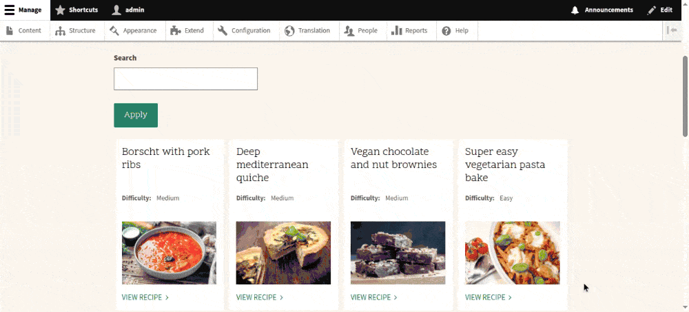Semantic search in action