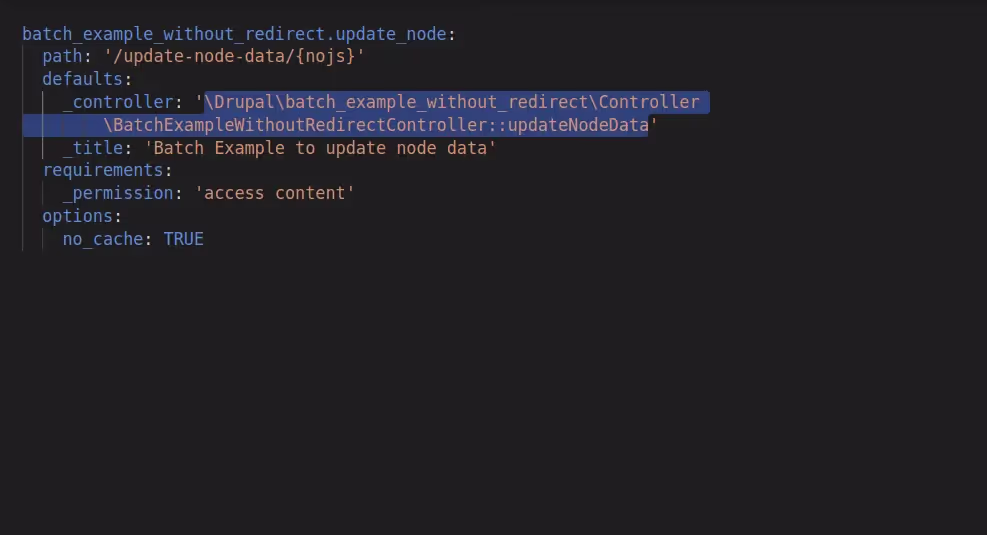 run batch through jquery ajax request