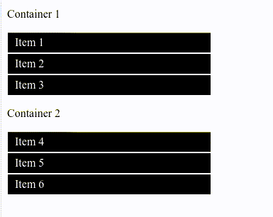 Restricting Drag-and-Drop in specific containers