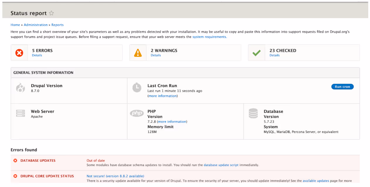 drupal 9 automatic updates
