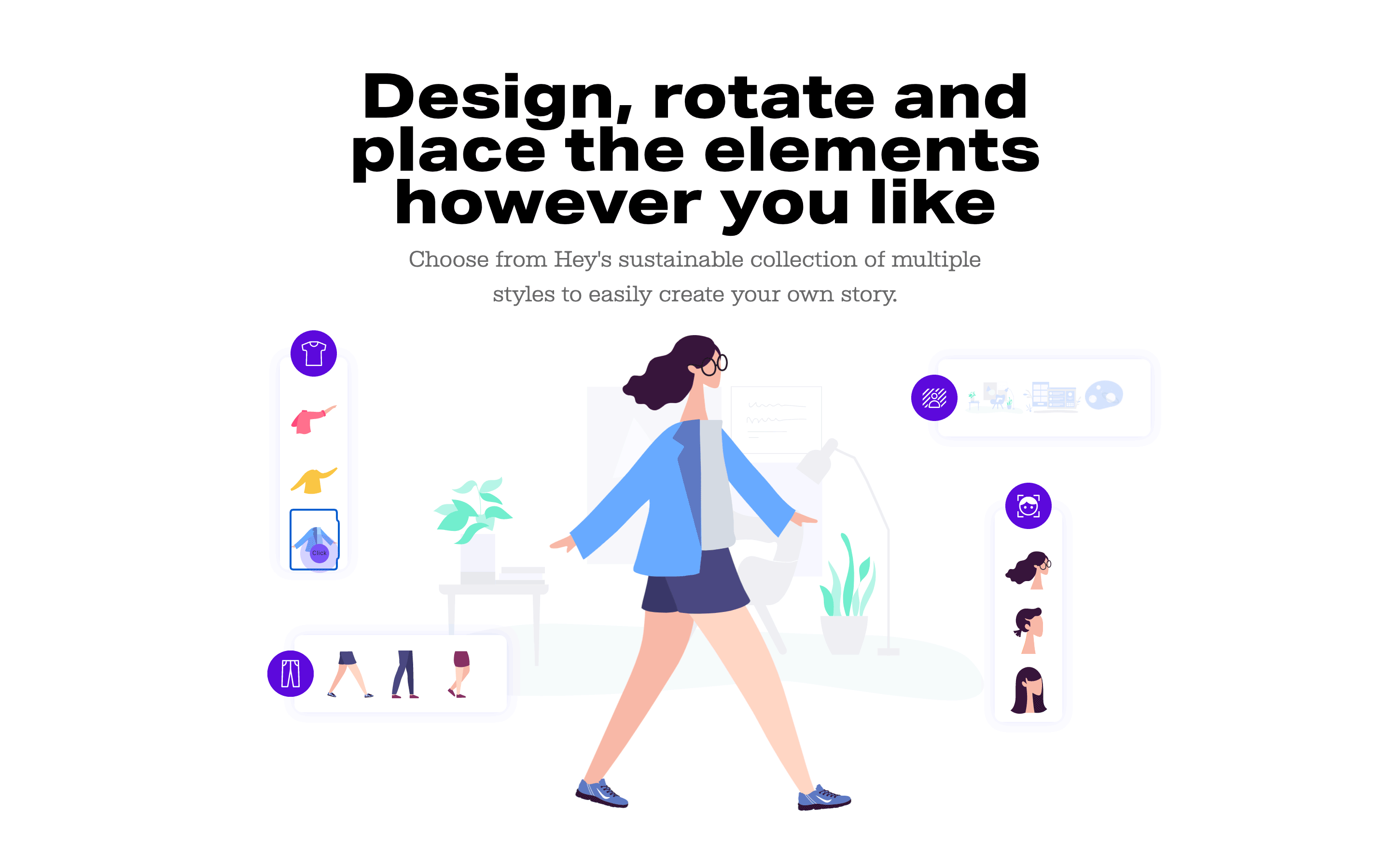 screenshot from Hey! illustration system 
