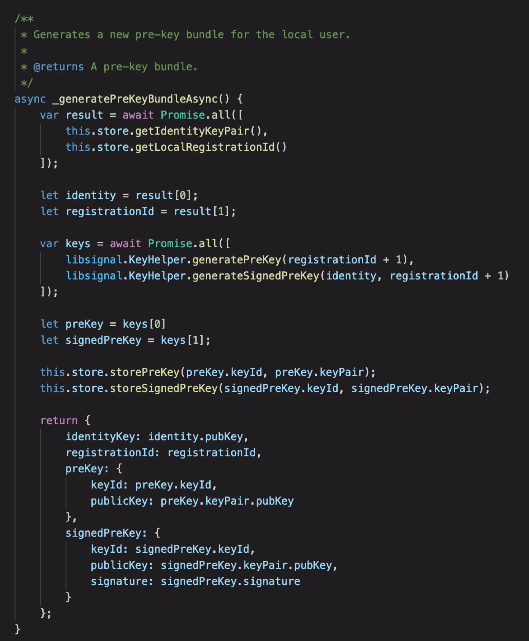 End-to-end encrypted chat application 