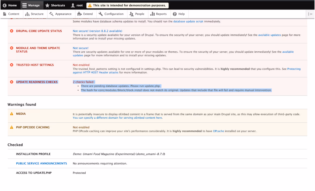 Drupal 9 automatic updates