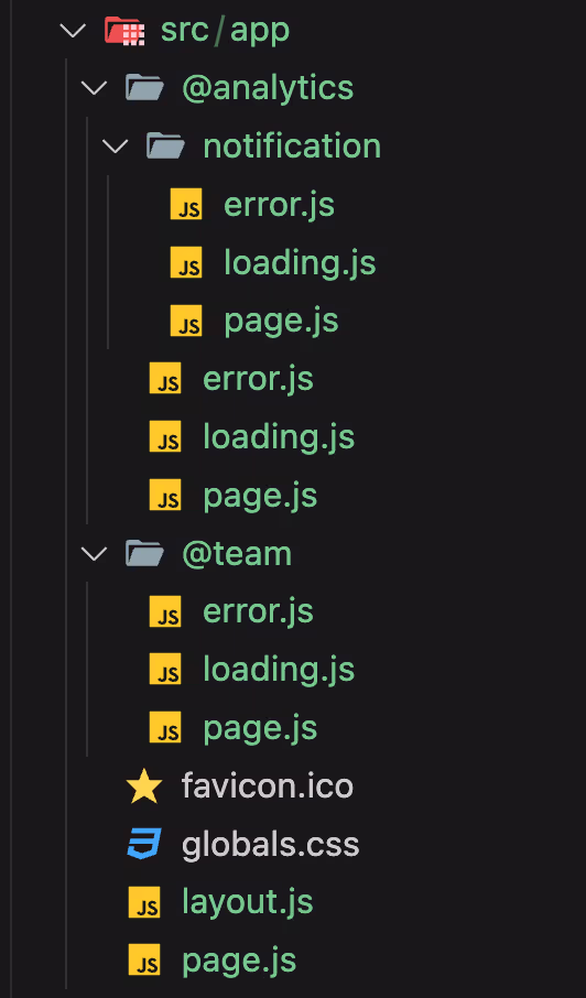 Sub-navigation in routes