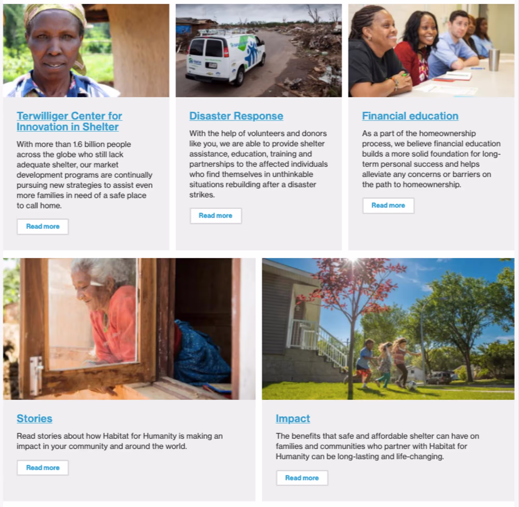 Habitat for Humanity Drupal website