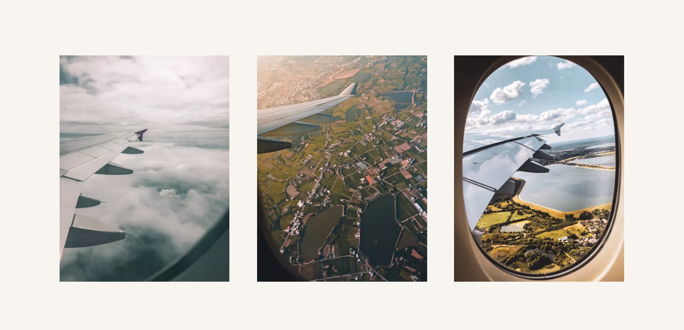 Image of bird view from a plane 
