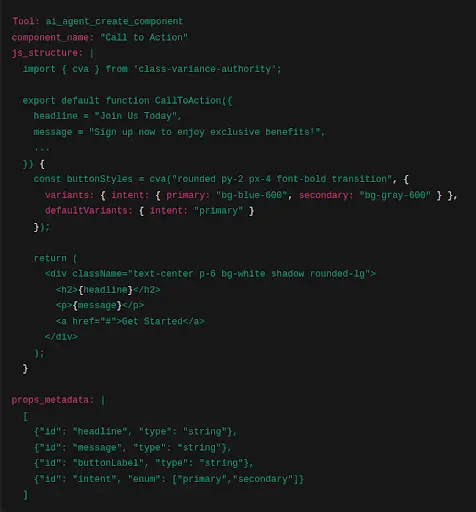  CTA component.