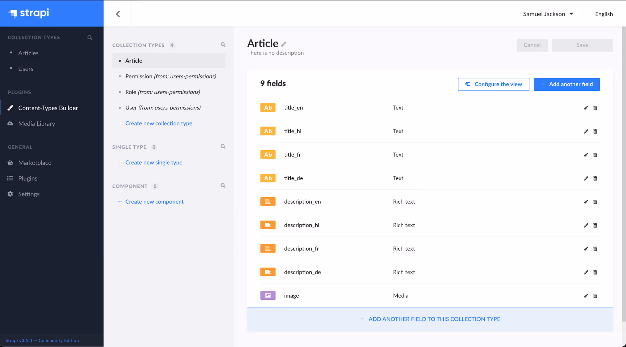 Developing Multilingual sites with Headless CMS - Strapi