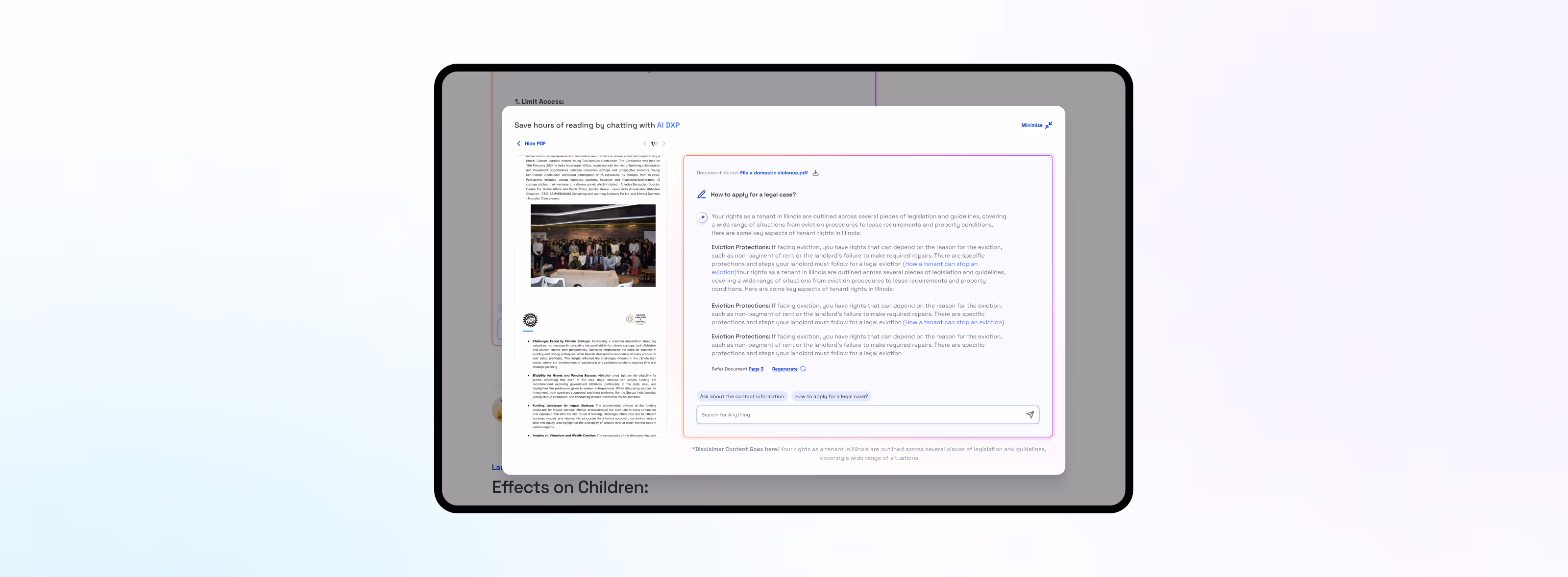 AI document assistant for modern workflows