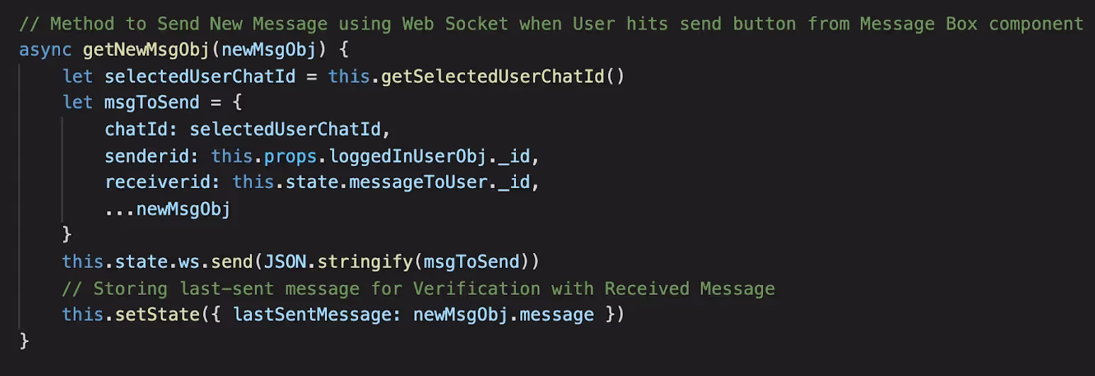 End-to-end encrypted chat application 