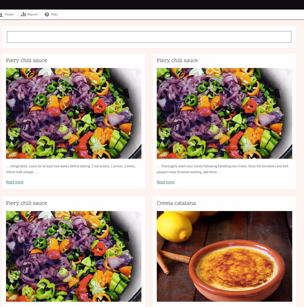 duplicate search results