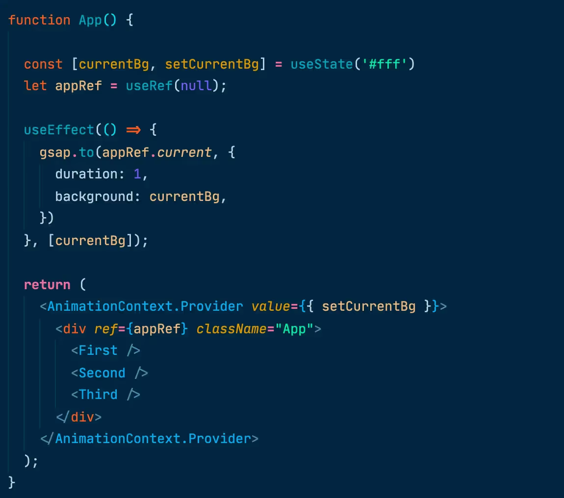 Scroll Based Animations using React and GSAP