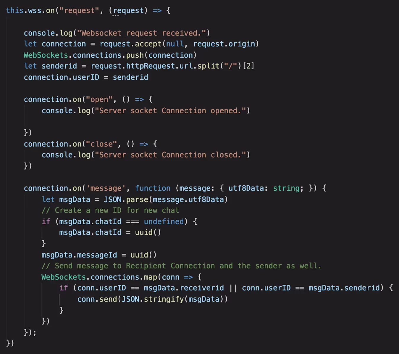 End-to-end encrypted chat application 