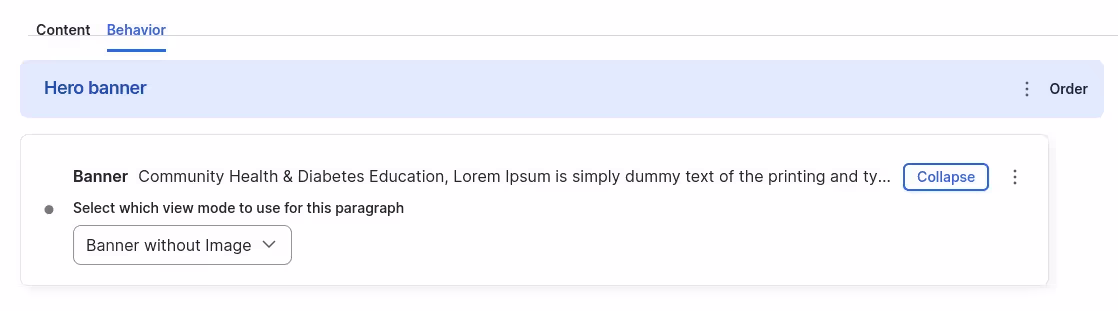 paragraph view mode