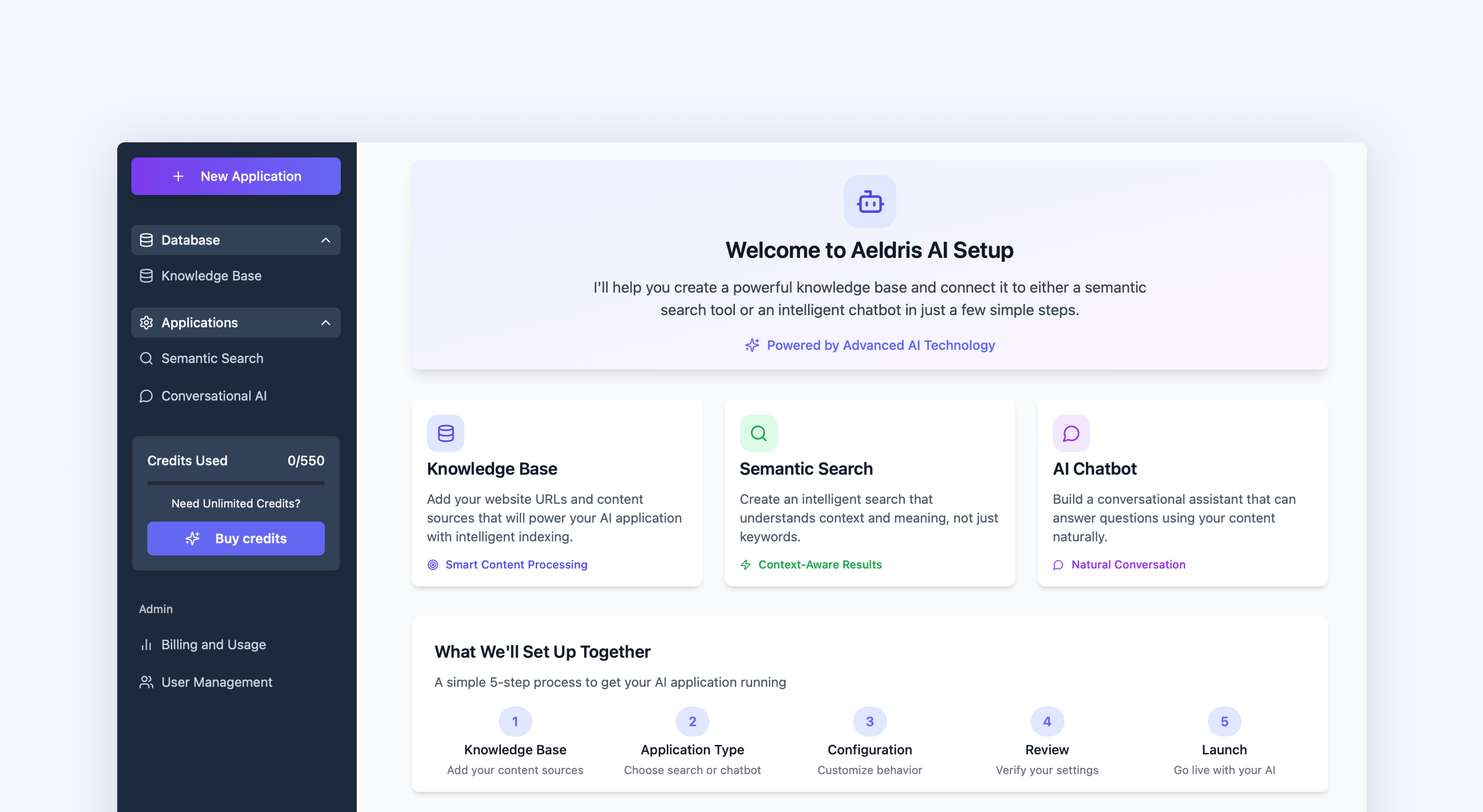 Aeldris content intelligence platform powering AI search and content management for Legal Aid CMS.
