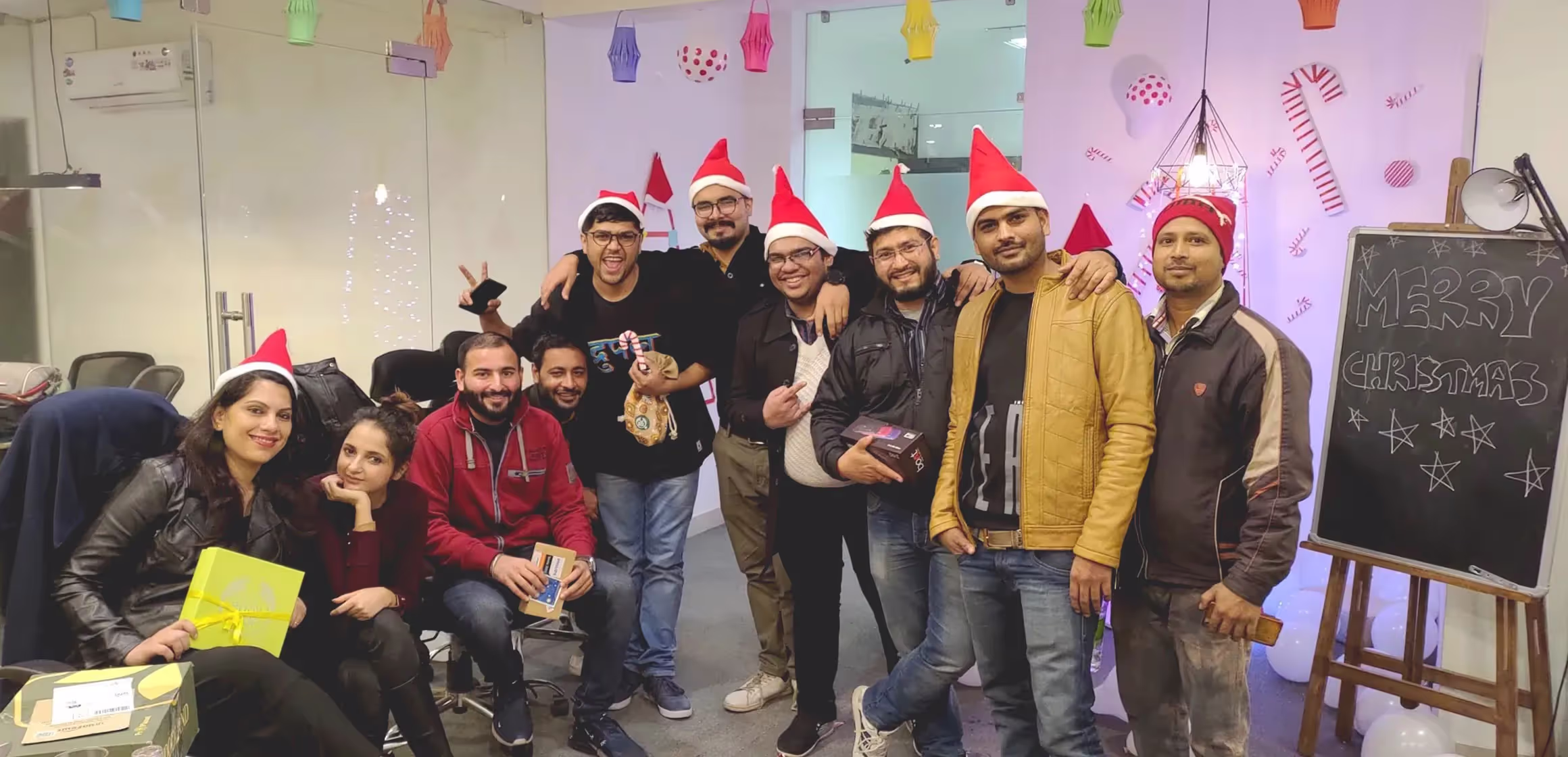 Working at QED42 around Christmas