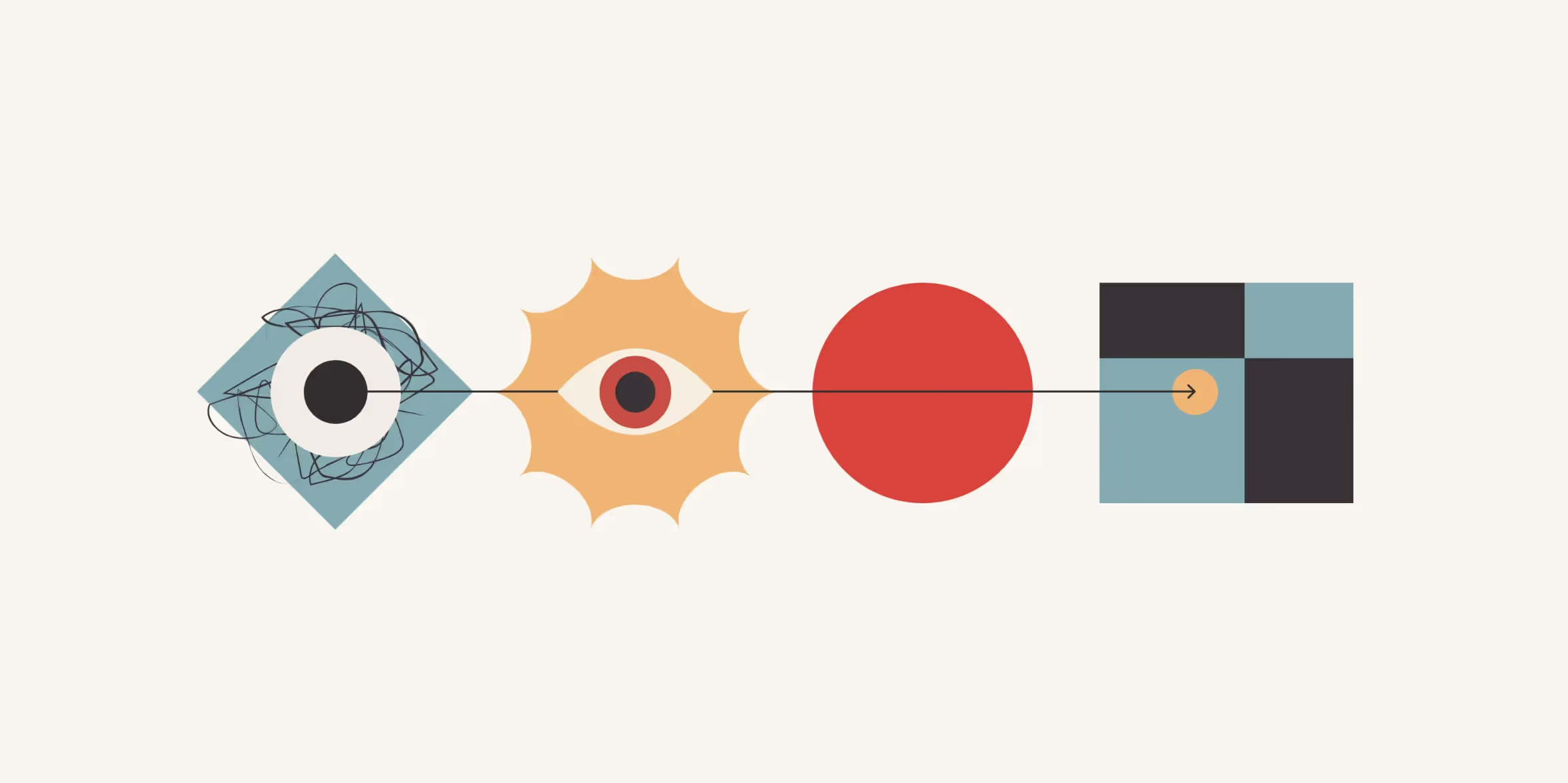 Building Abstract &mdash; Brand Language for QED42 Cover Arts