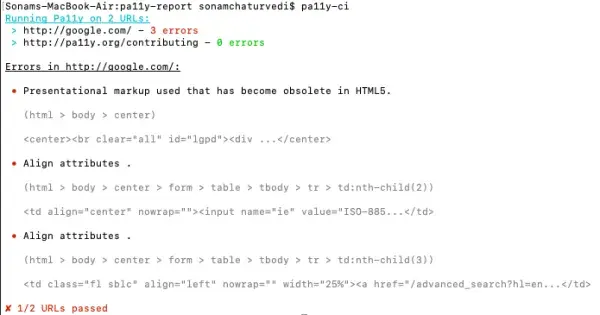 Accessibility Audit
