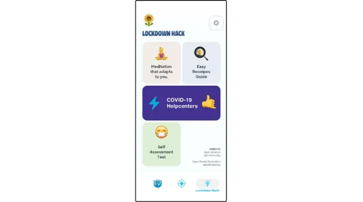 COVID-19 Digital Health QED42 APP React Native and NodeJS