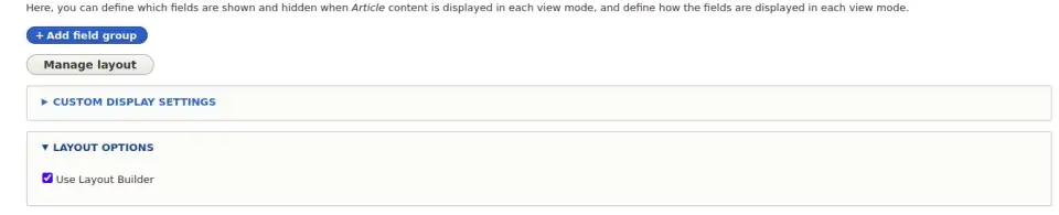 Drupal 9 layout builder module - 4