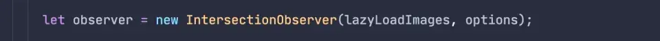React IntersectionObserver API
