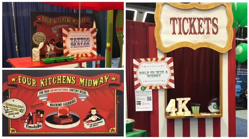 DrupalCon Carnival Stalls