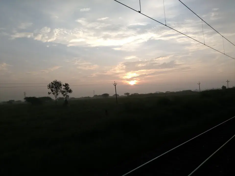 The sunrise
