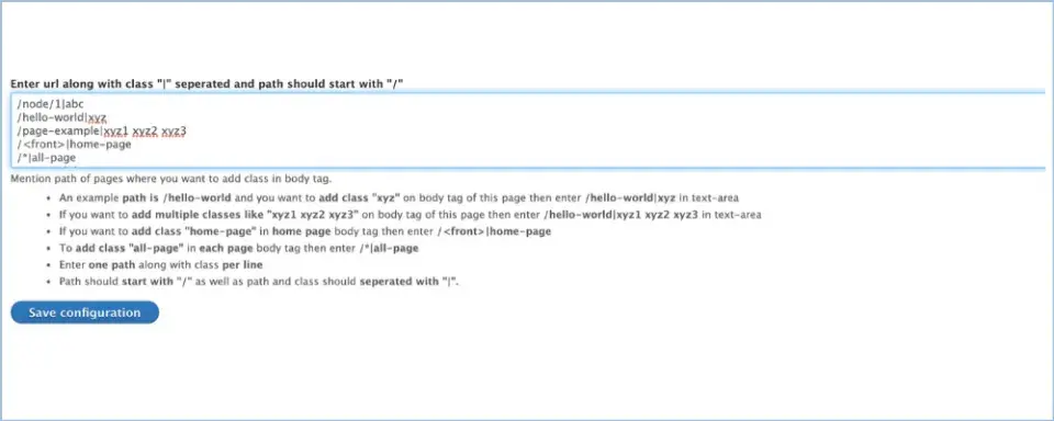 Page specific class module Drupal 8 QED42