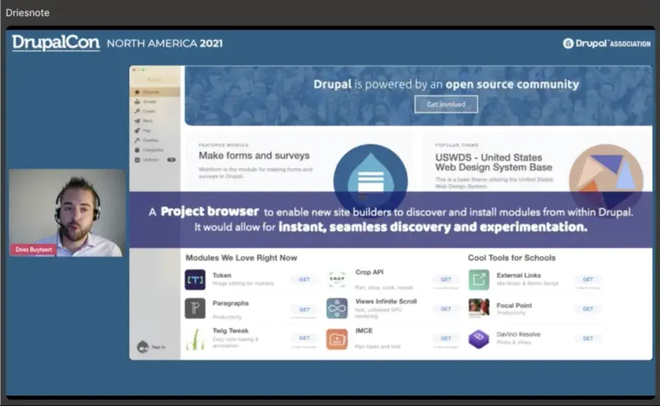 Driesnote DrupalCon North America 2021