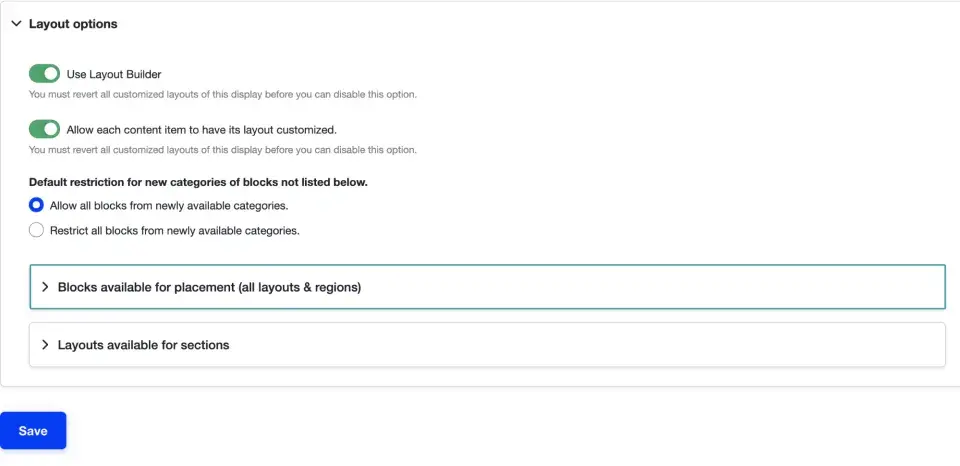 Enhancing Drupal's layout builder