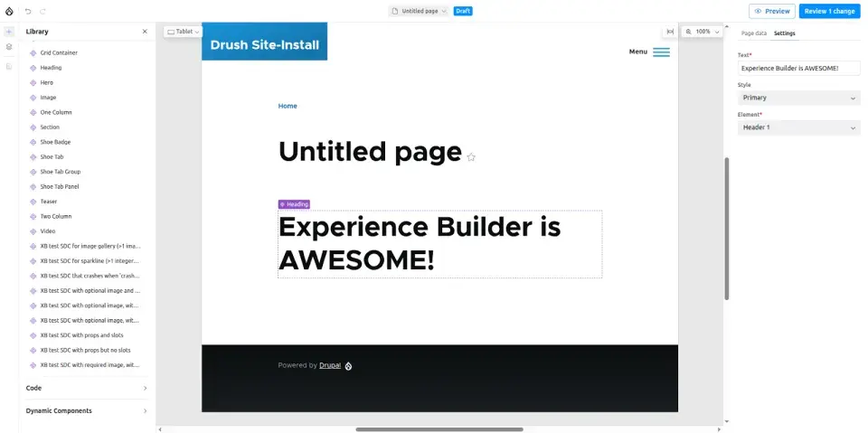 Experience Builder
