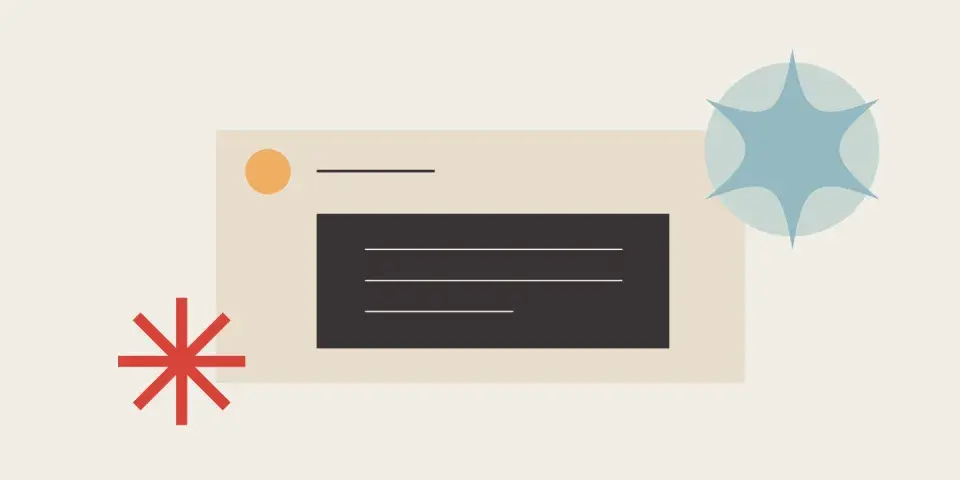 An artwork about documentation, handoff and design system phase through abstract elements and shapes.