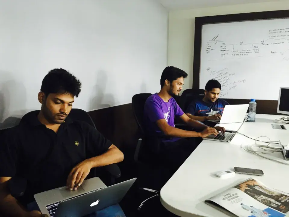 Ajit, Nitesh & Prashant sprinting