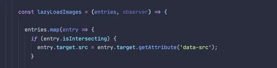 React IntersectionObserver API