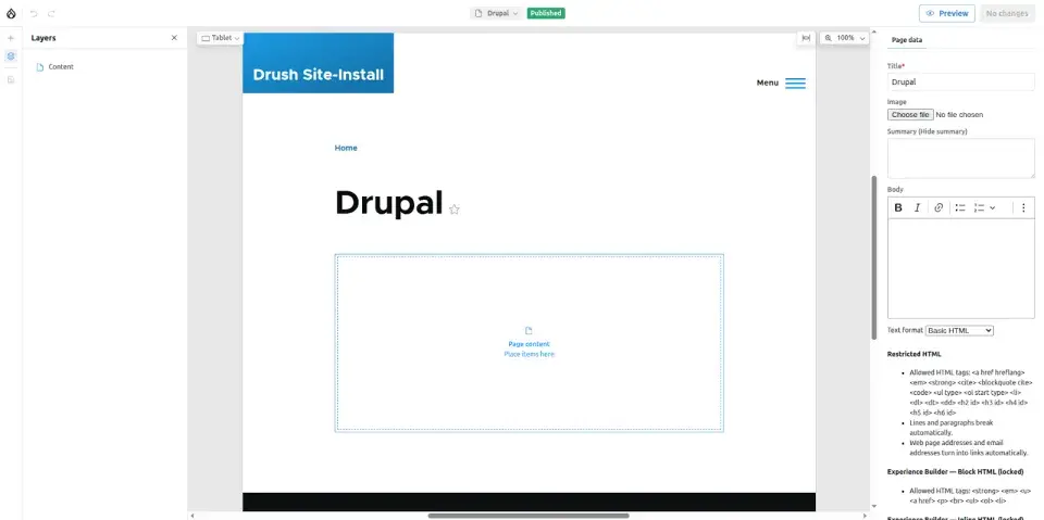 Experience Builder UI