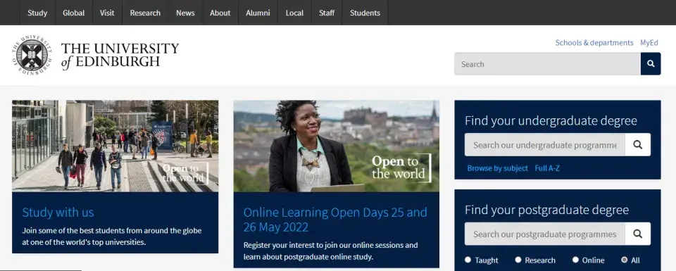 Design System for Universities - University of Edinburgh
