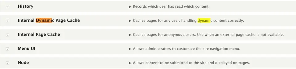 Dynamic Page cache