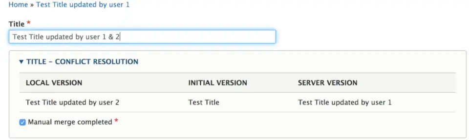Concurrent editing in Drupal 8