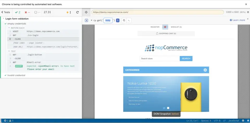 Cypress GUI tool