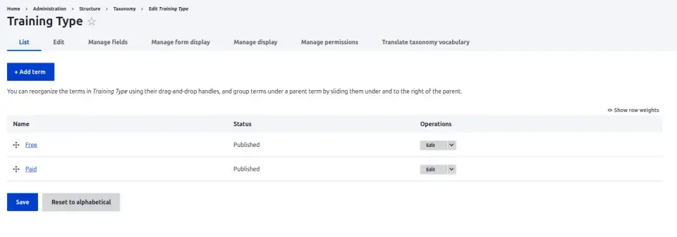 Taxonomy Filtering Issues