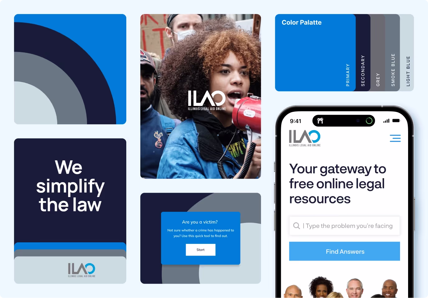 ILAO Case Study Mockups